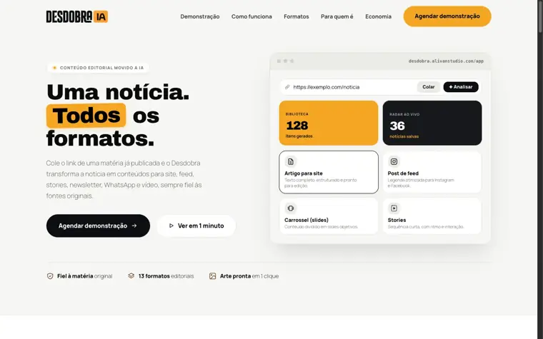Site do Desdobra