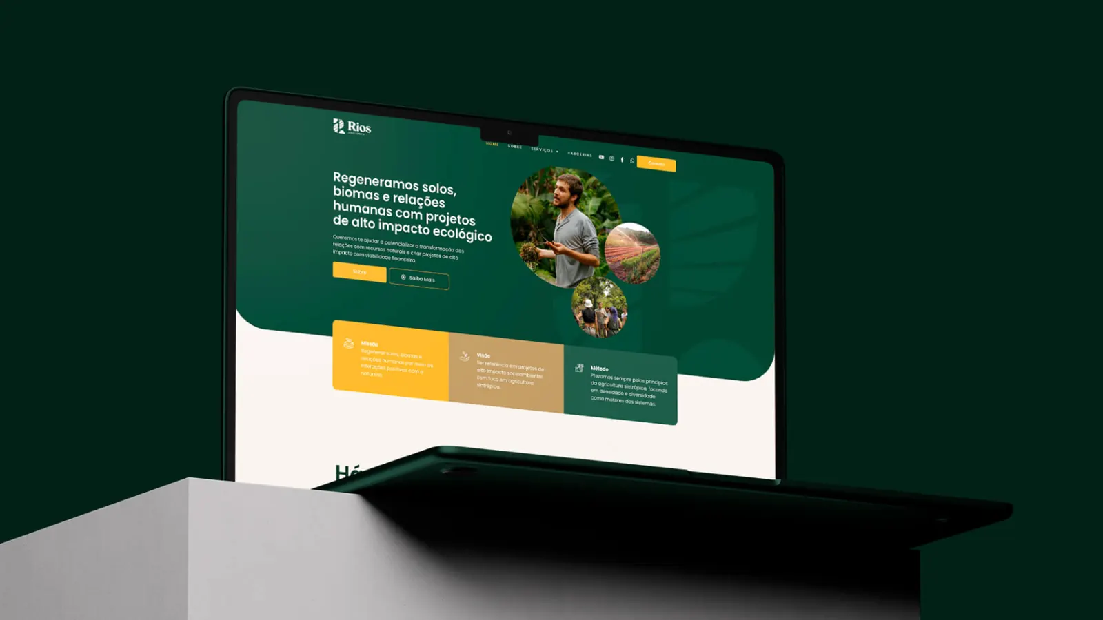 Site da 2 Rios Agrofloresta
